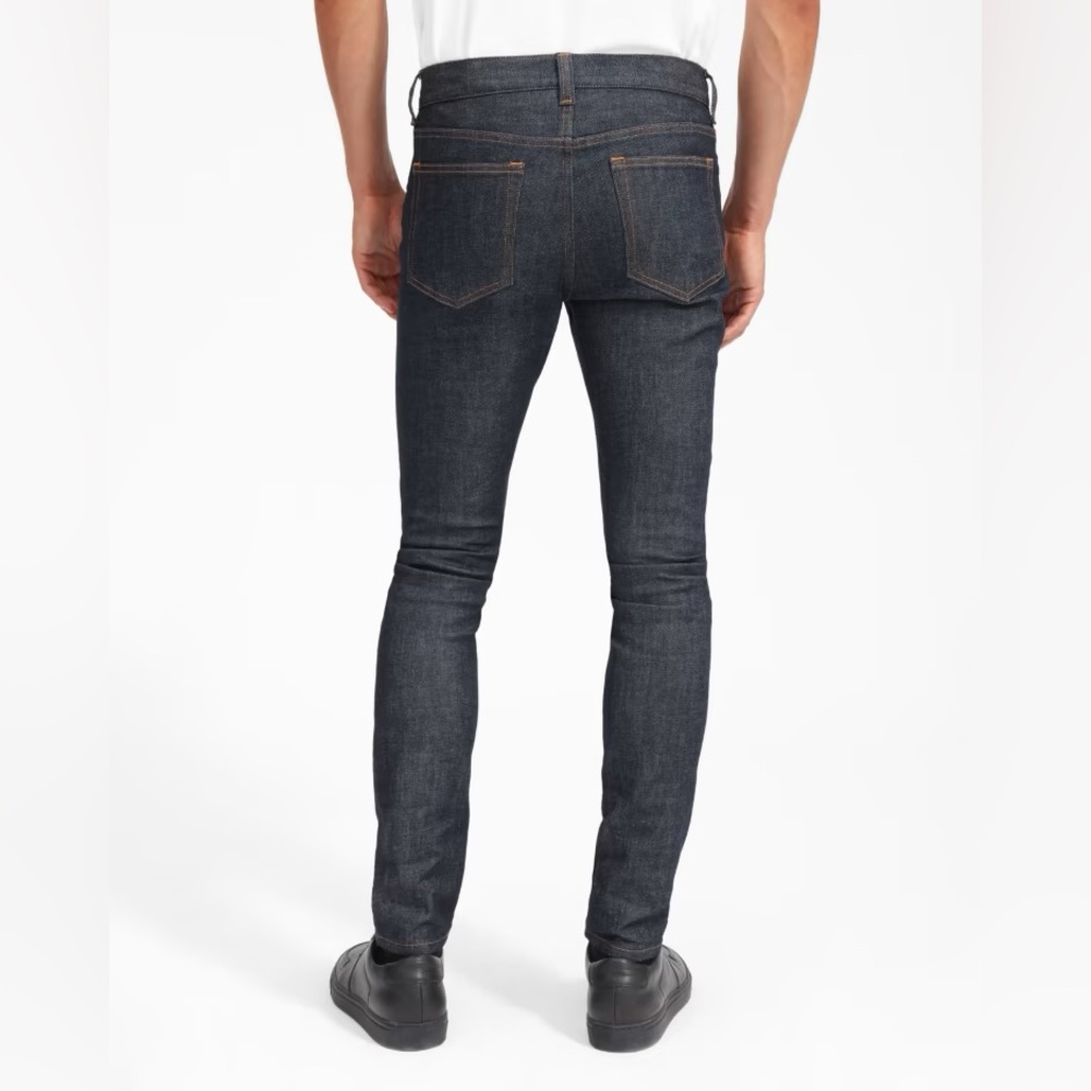 EVERLANE Men’s Dark Denim Blue Skinny Jeans 32 waist 32 length - Picture 2 of 10